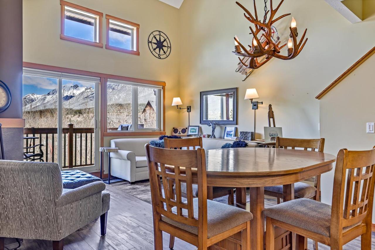 Spectacular Mountain View Corner Unit Pool Hot Tub Park Pass Apartment Canmore Exterior foto